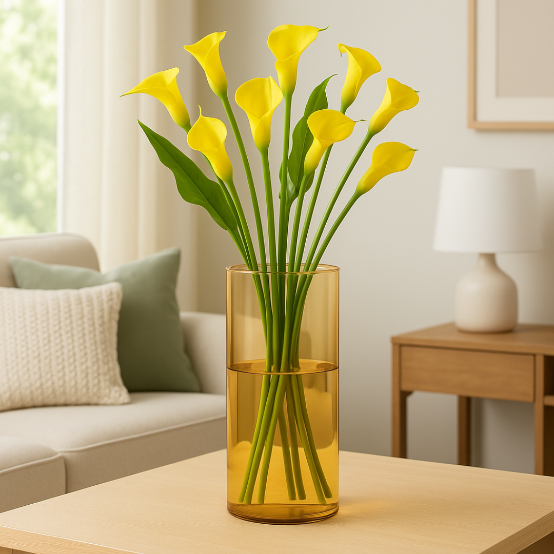 Tubo 50X14Cm Gold Crystalglasses