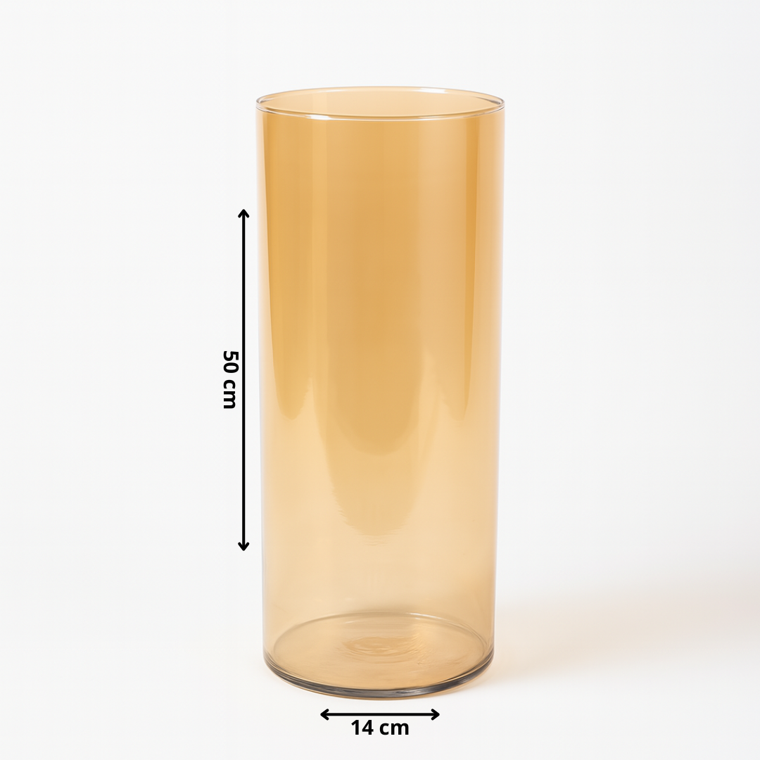 Tubo 50X14Cm Gold Crystalglasses