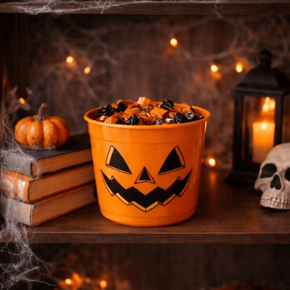 Baldinho Halloween Laranja 1Lt