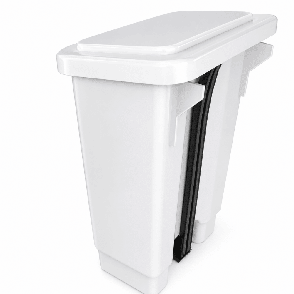 Lixeira com Pedal 50 Litros Branca Rotolider