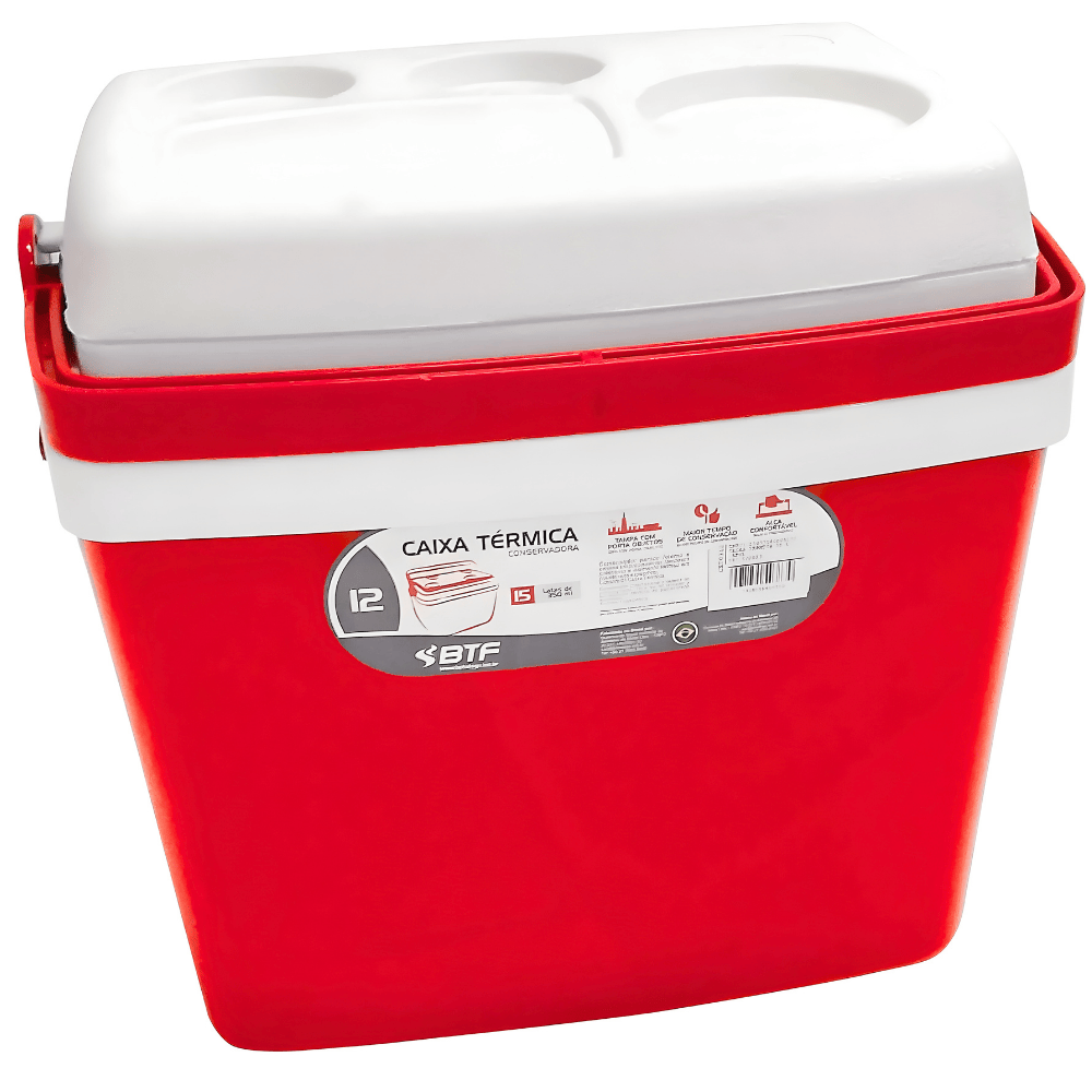 Caixa Termica 12Lt Vermelho Botafogo
