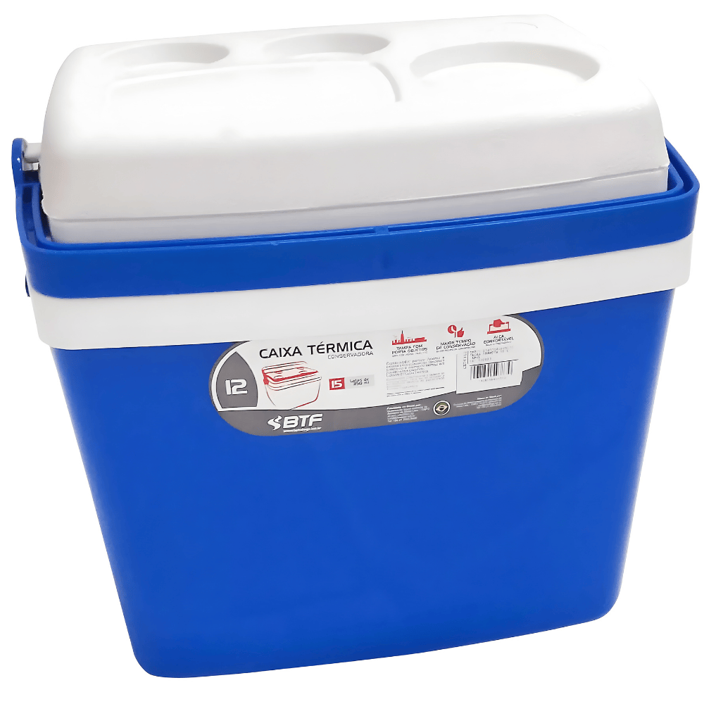 Caixa Termica 12Lt Azul Botafogo