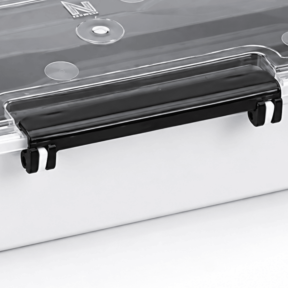 Marmibox com Compartimento para Talheres 780ml Preta Nitron