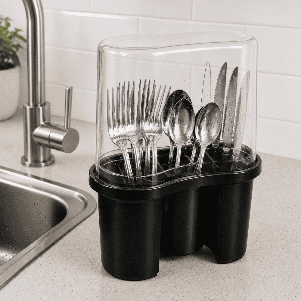 Seca Talher Escorre Preto Nitron