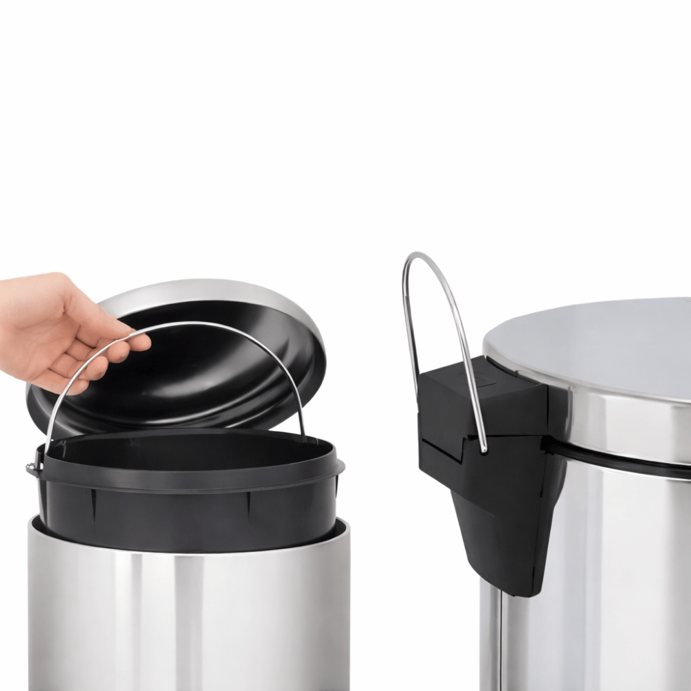 Lixeira Inox 3L com Pedal Chazak