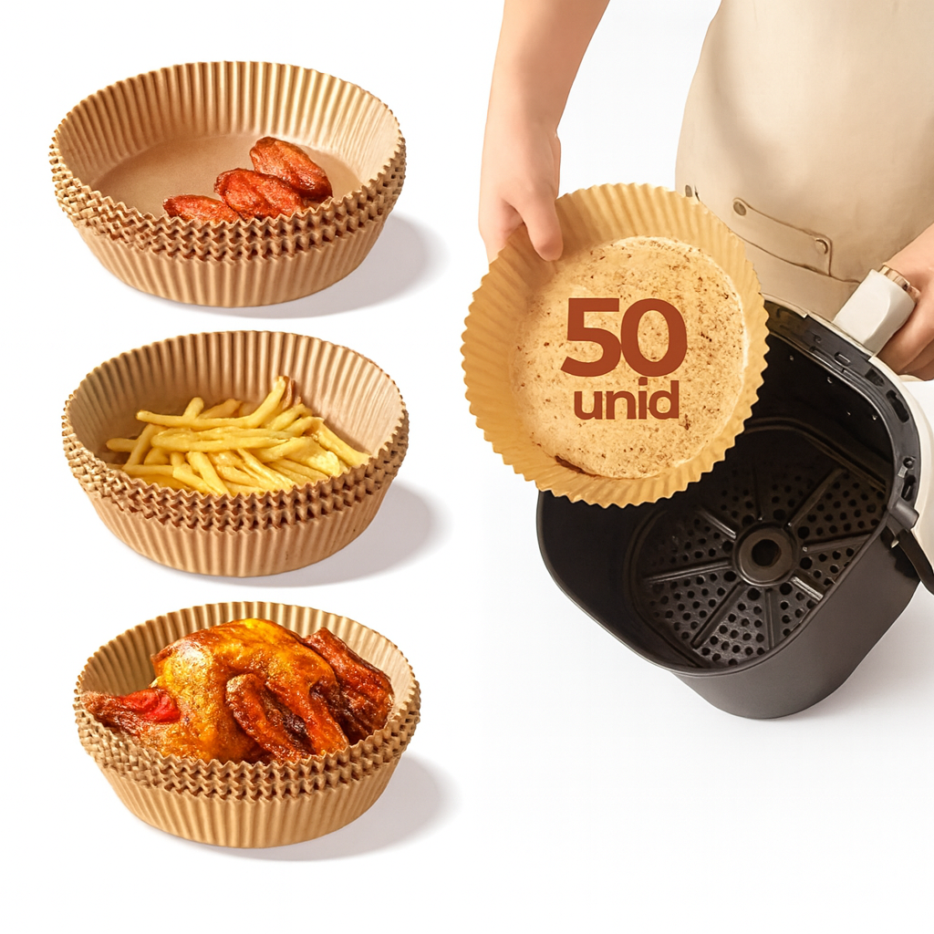 Forma Protetora Em Papel Para Fritadeira 16,5Cm Chazak