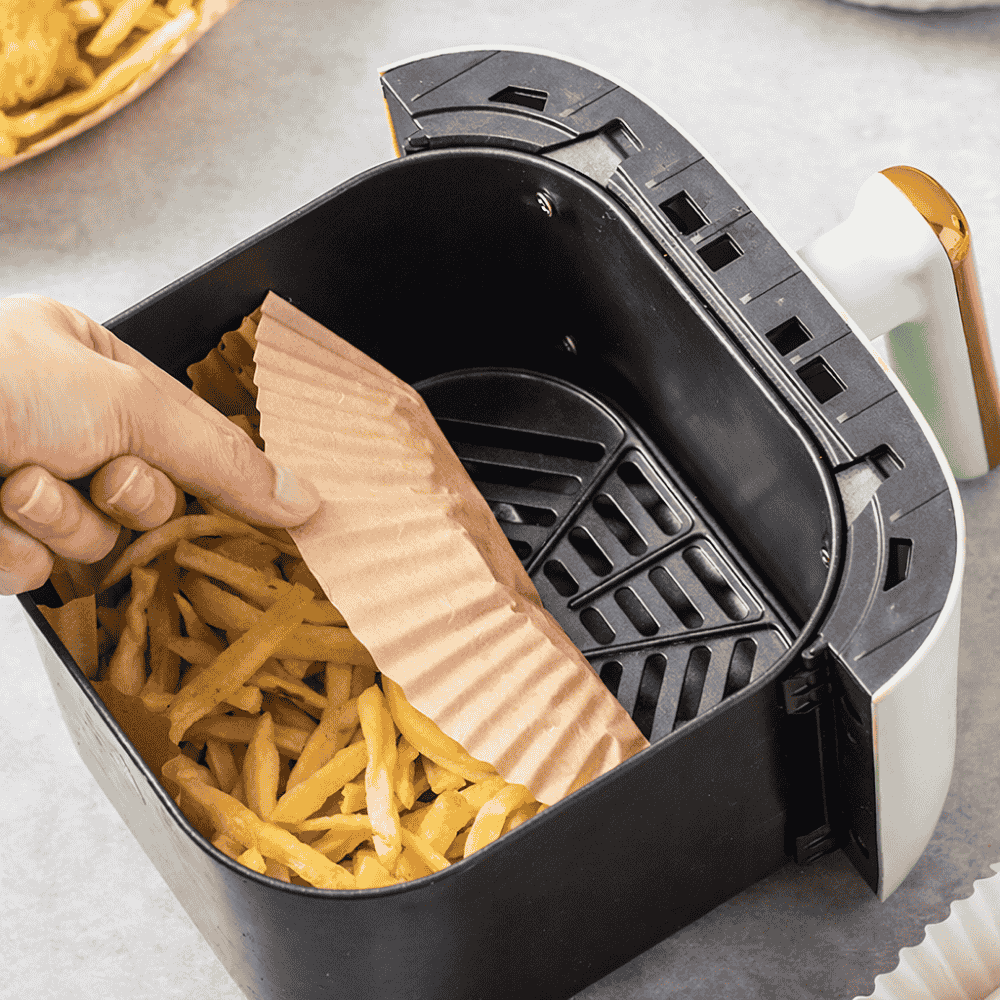 Forma Protetora De Papel Para Fritadeira E Air Fryer Chazak