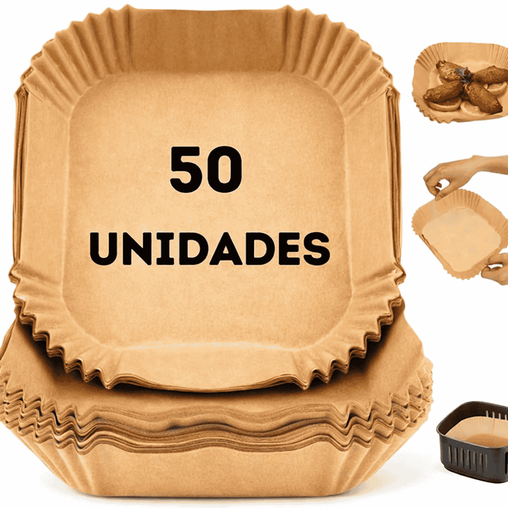 Forma Protetora De Papel Para Fritadeira E Air Fryer Chazak