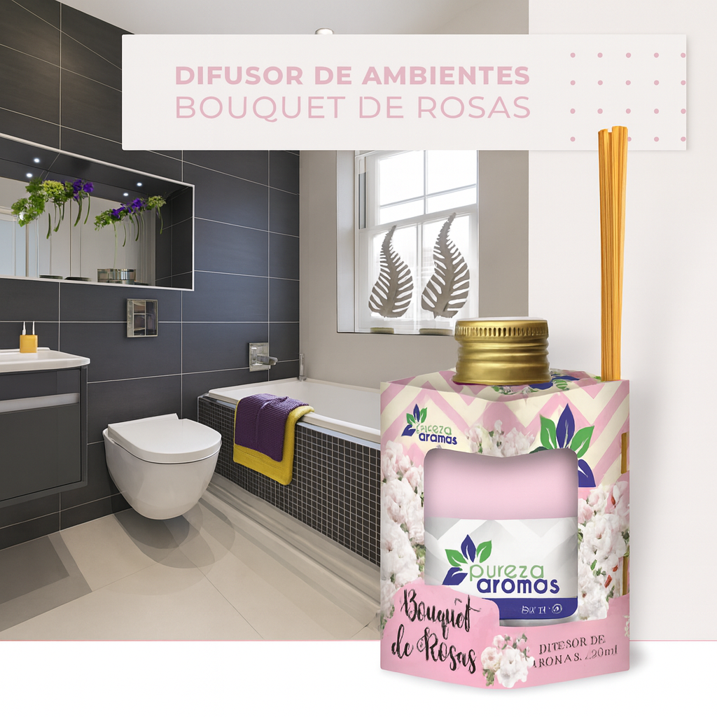 Difusor Pureza 250Ml Bouquet De Rosas Tropical