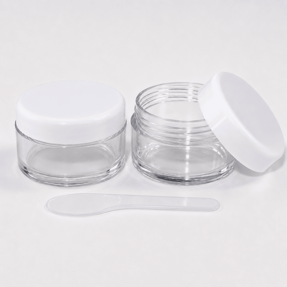 Mini Porta Creme 10g 2PCS de Plástico Amigold