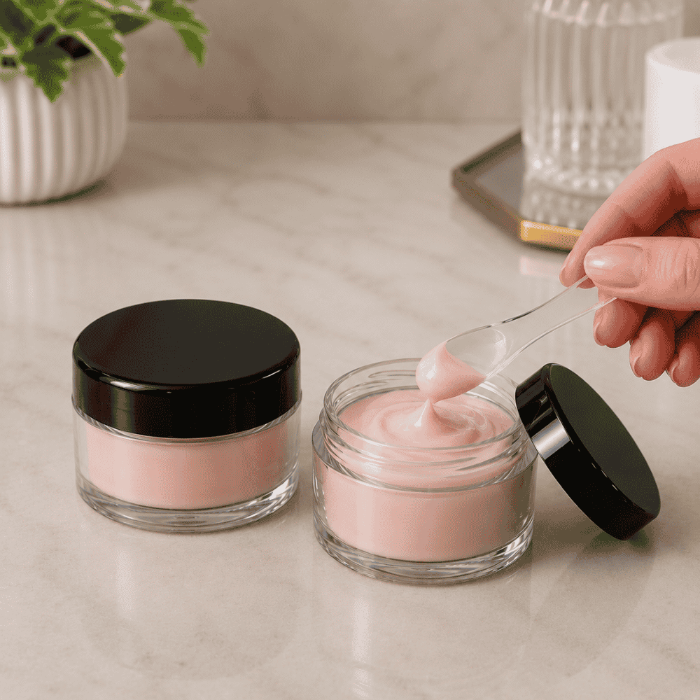 Mini Porta Creme 10g 2PCS de Plástico Amigold