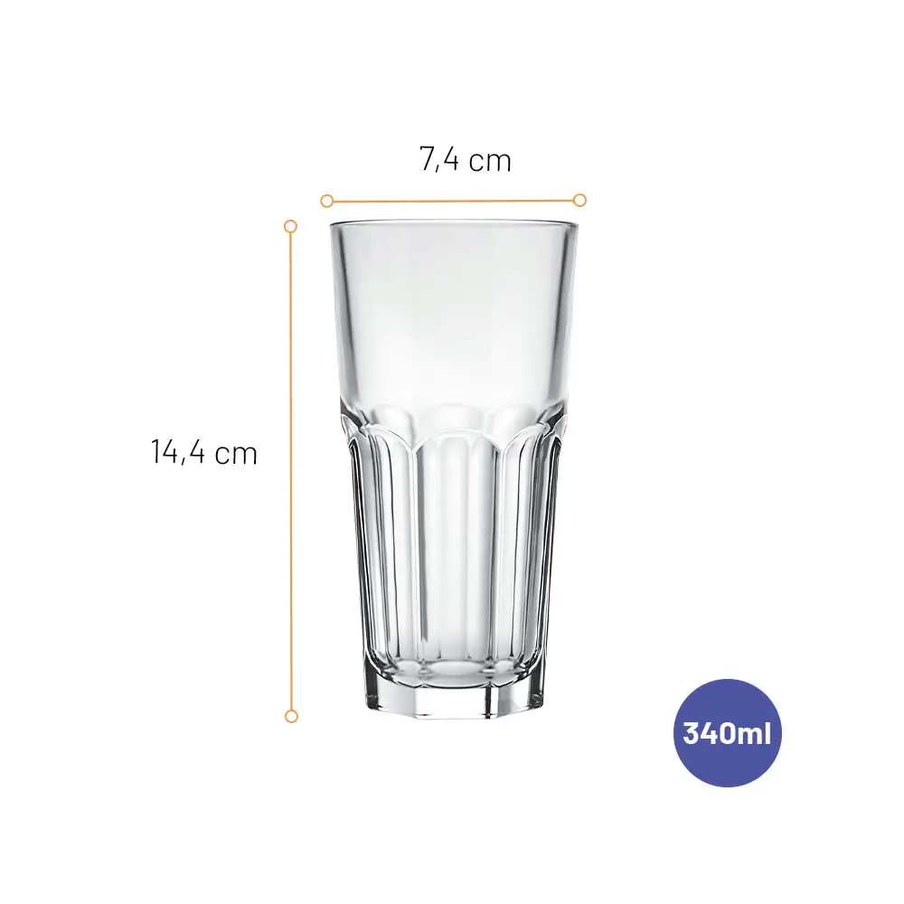 Copo Long Drink Bristol 340Ml
