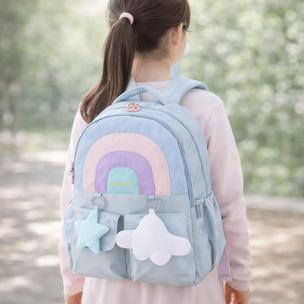 Mochila Arco Íris Azul