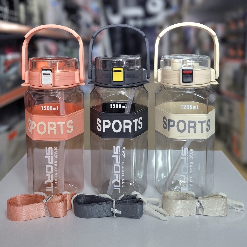 Garrafa Sports De Plastico 1,2Lts