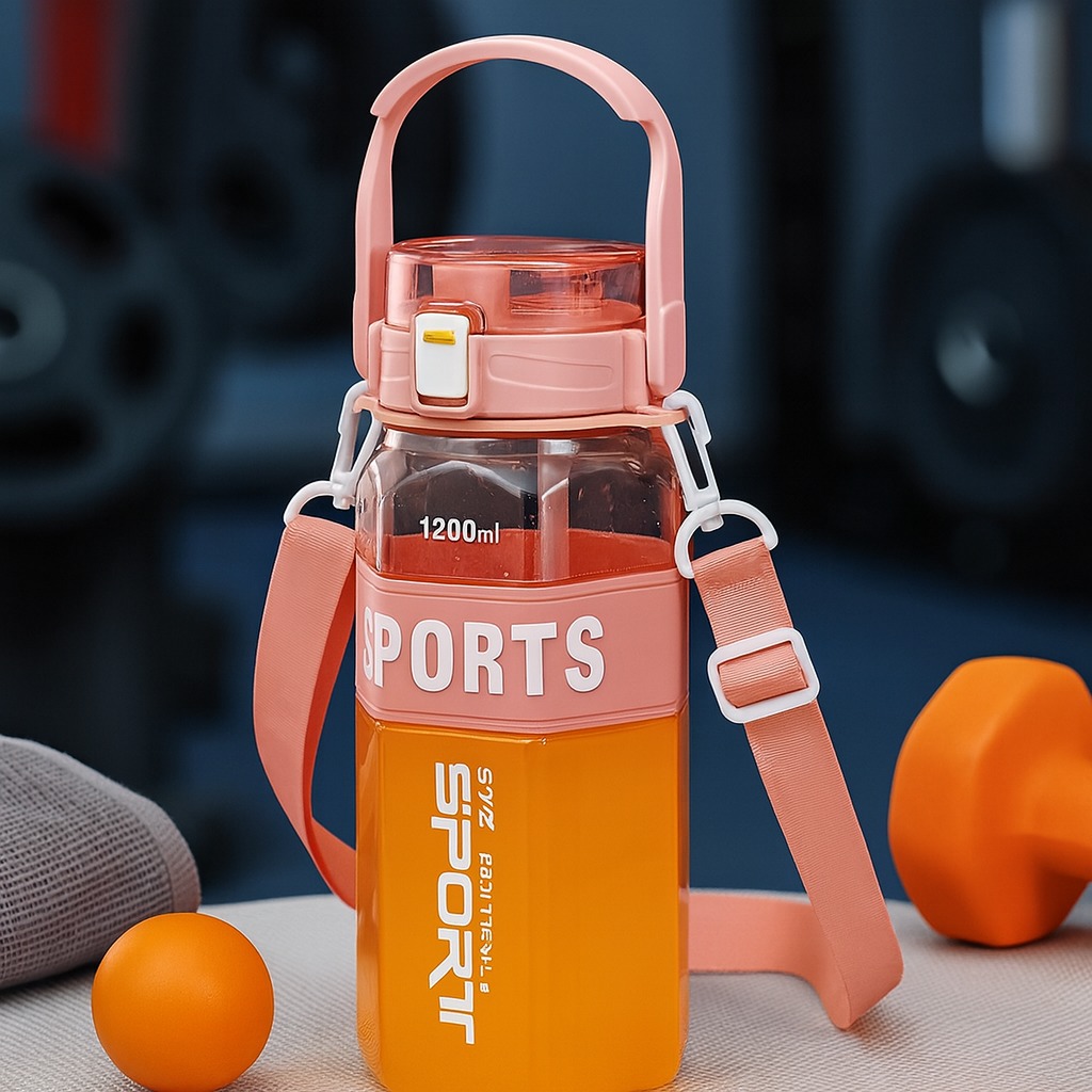 Garrafa Sports De Plastico 1,2Lts