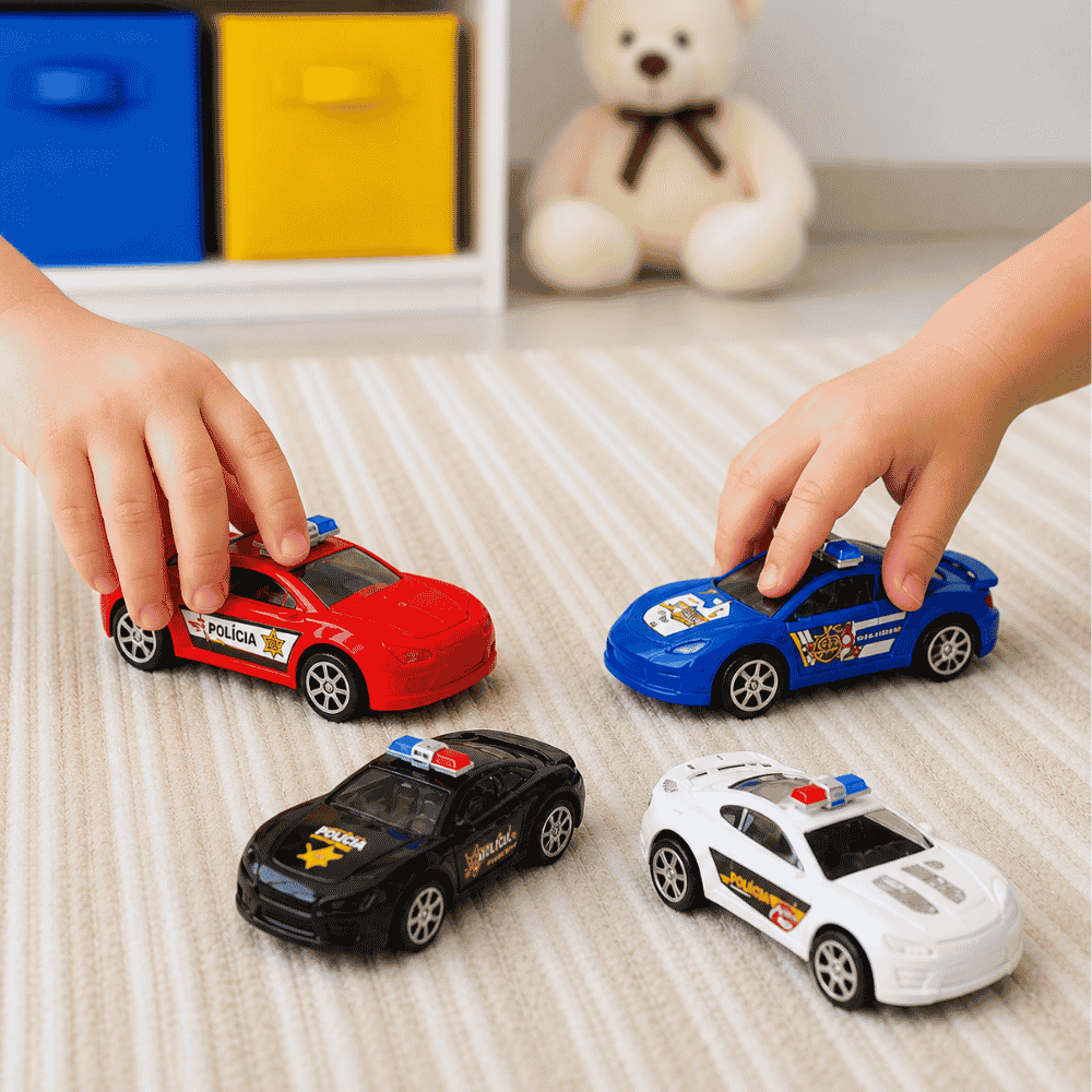 Jogo 4 Carros Arktoys
