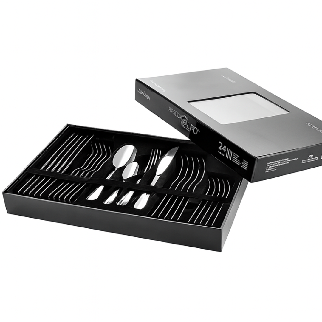 Faqueiro Euro 24Pcs Original Steel