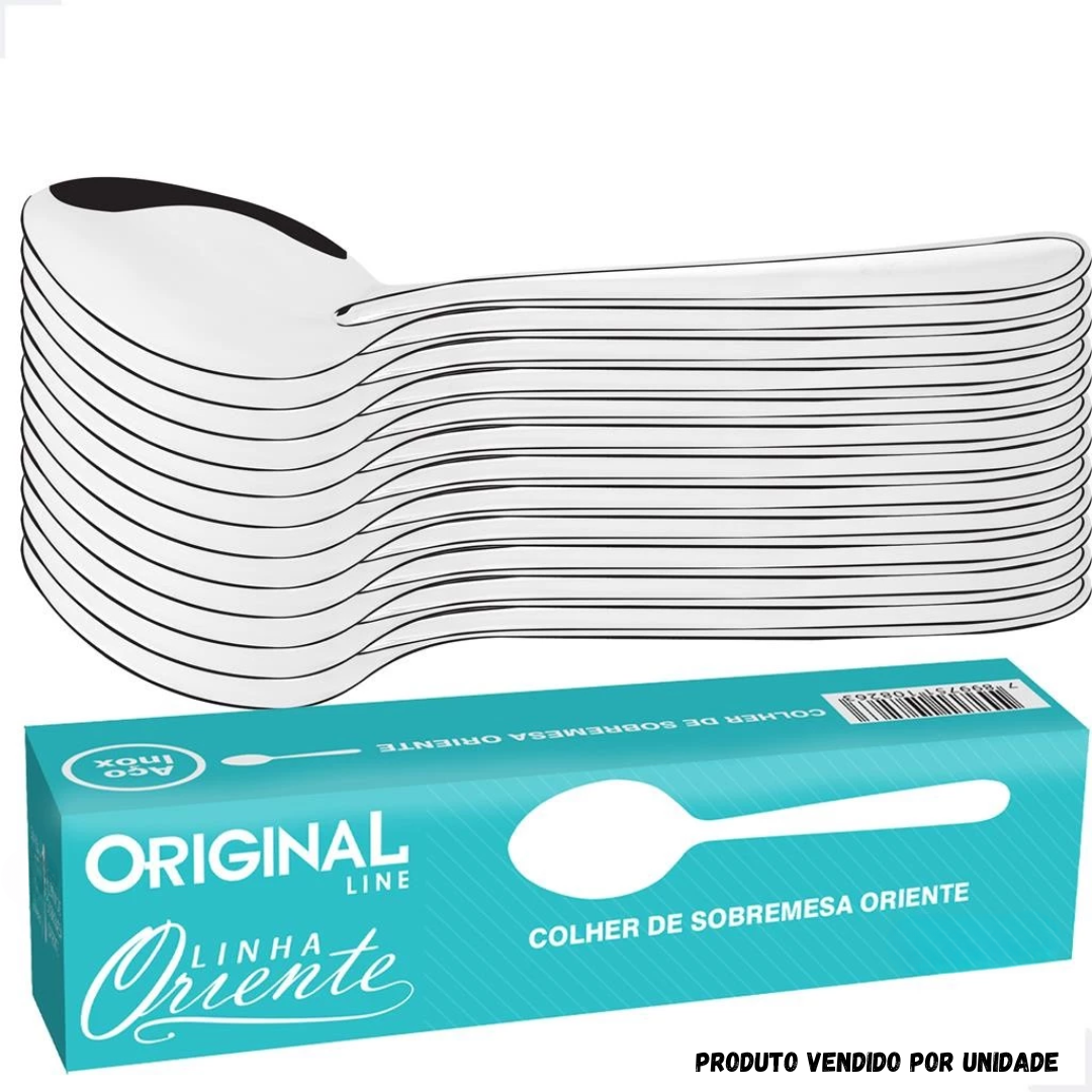 Colher De Sobremesa Oriente Original Steel