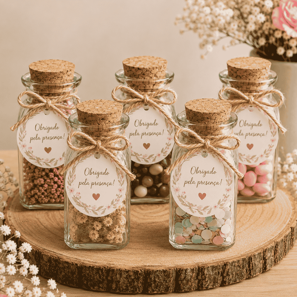 Pote de Vidro com Rolha 120ml Coliseu