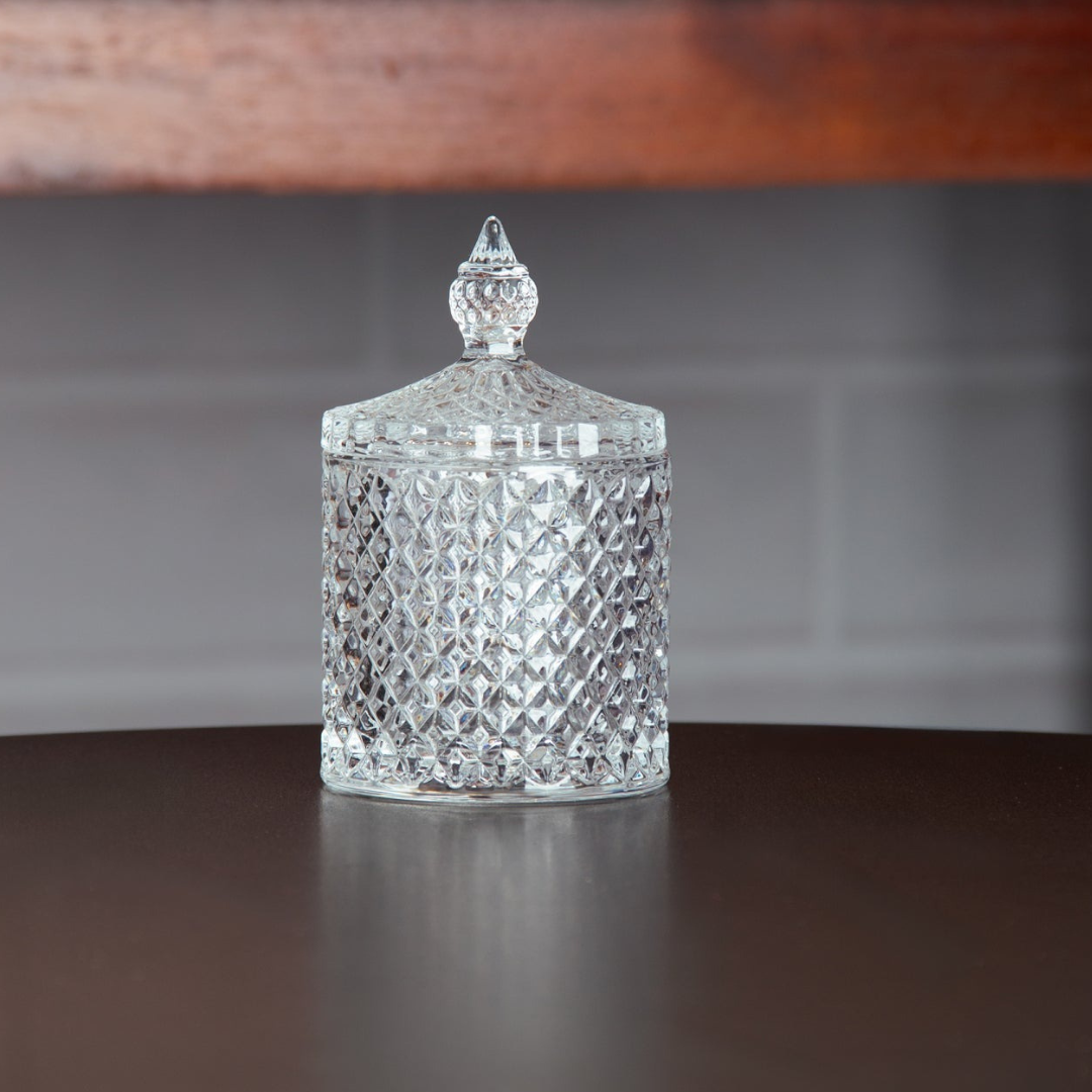 Potiche De Cristal De Chumbo Bird 9X8X8