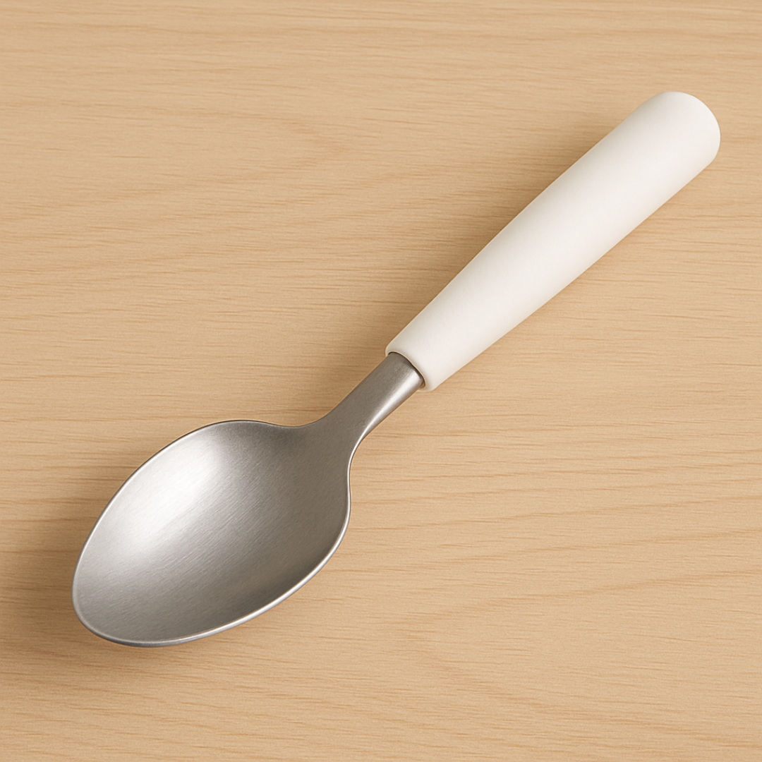 Colher De Inox C/Cabo Plast Br Chazak