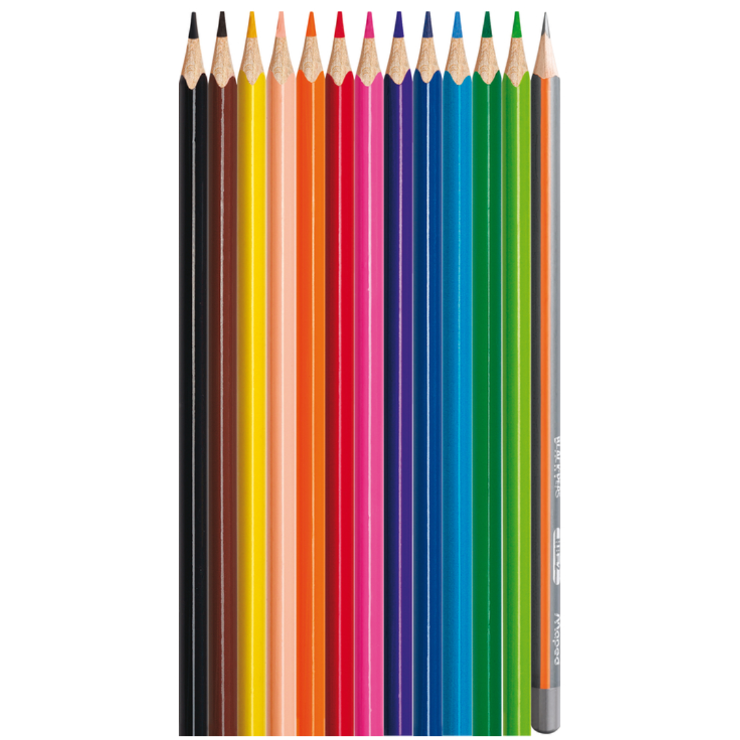 Lápis De Cor Color’Peps Star 12 Cores Maped