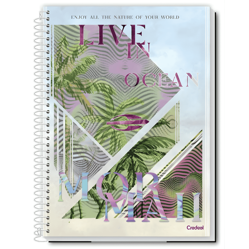 Caderno Universitário 1 Mat 80 Folhas Mormaii Feminino Credeal