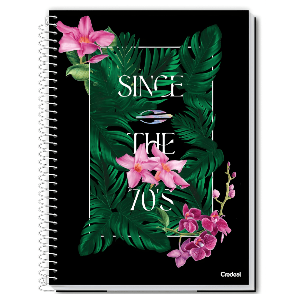 Caderno Universitário 1 Mat 80 Folhas Mormaii Feminino Credeal