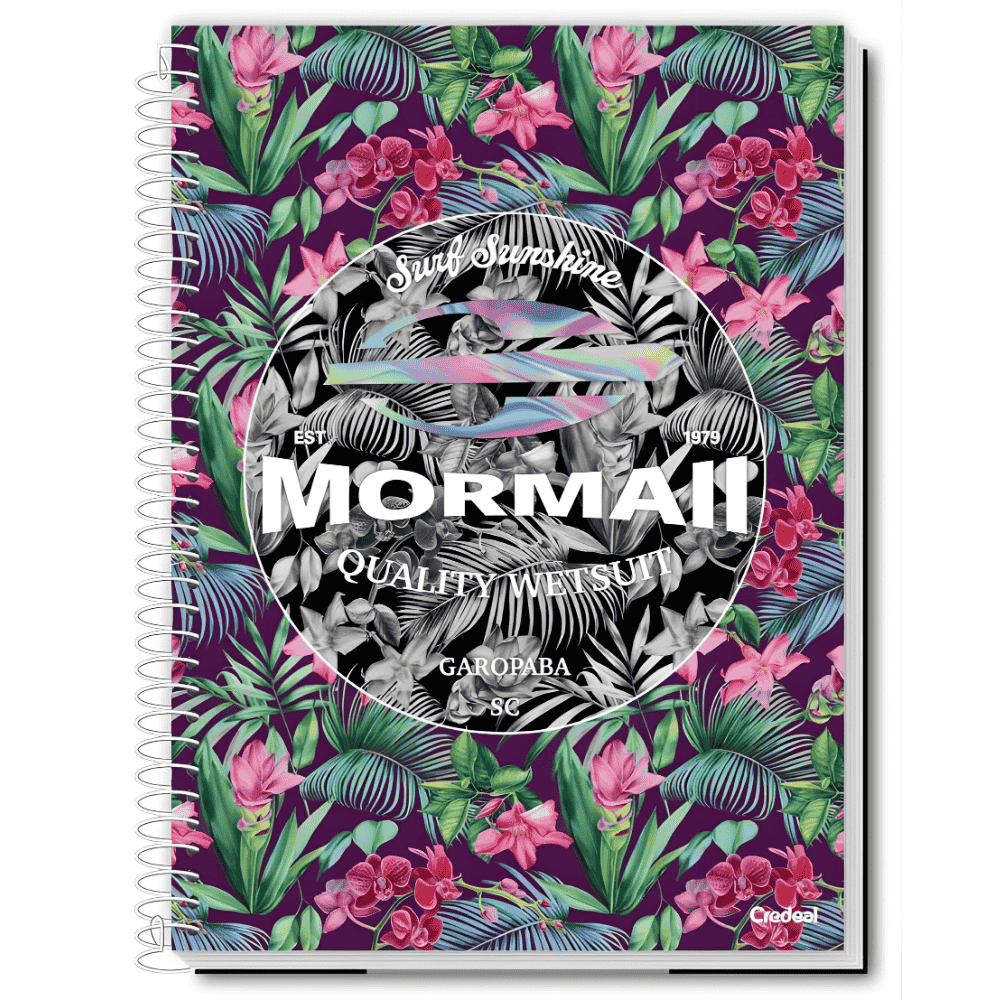 Caderno Universitário 1 Mat 80 Folhas Mormaii Feminino Credeal