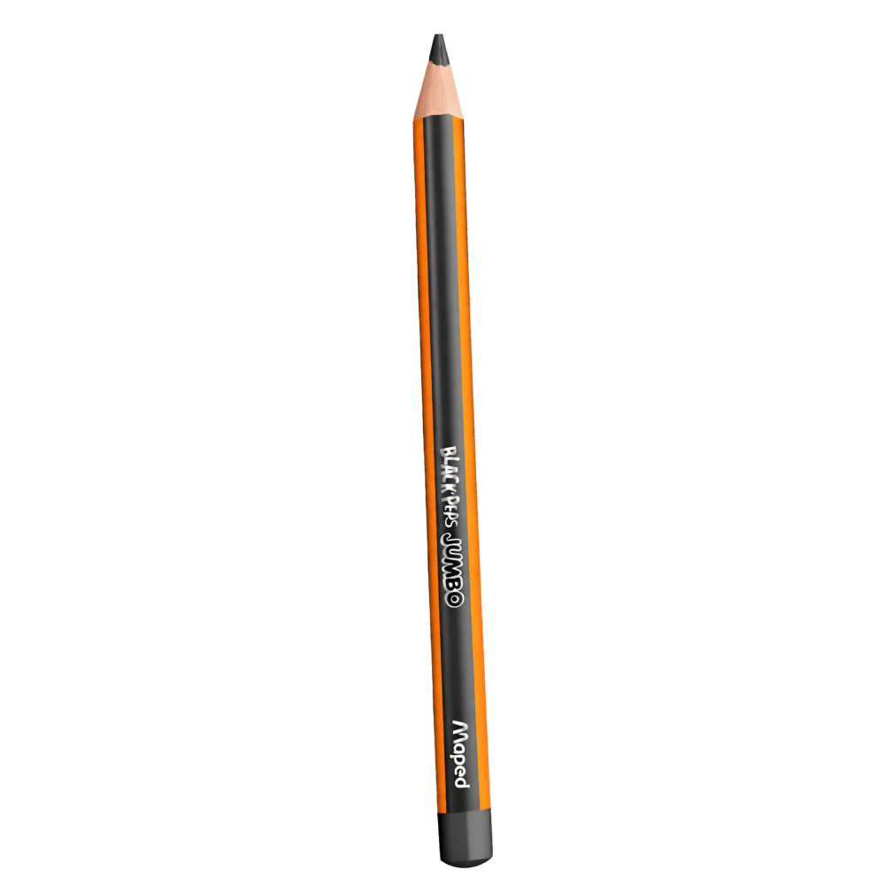 Lápis Grafite Hb Jumbo Black Peps Maped