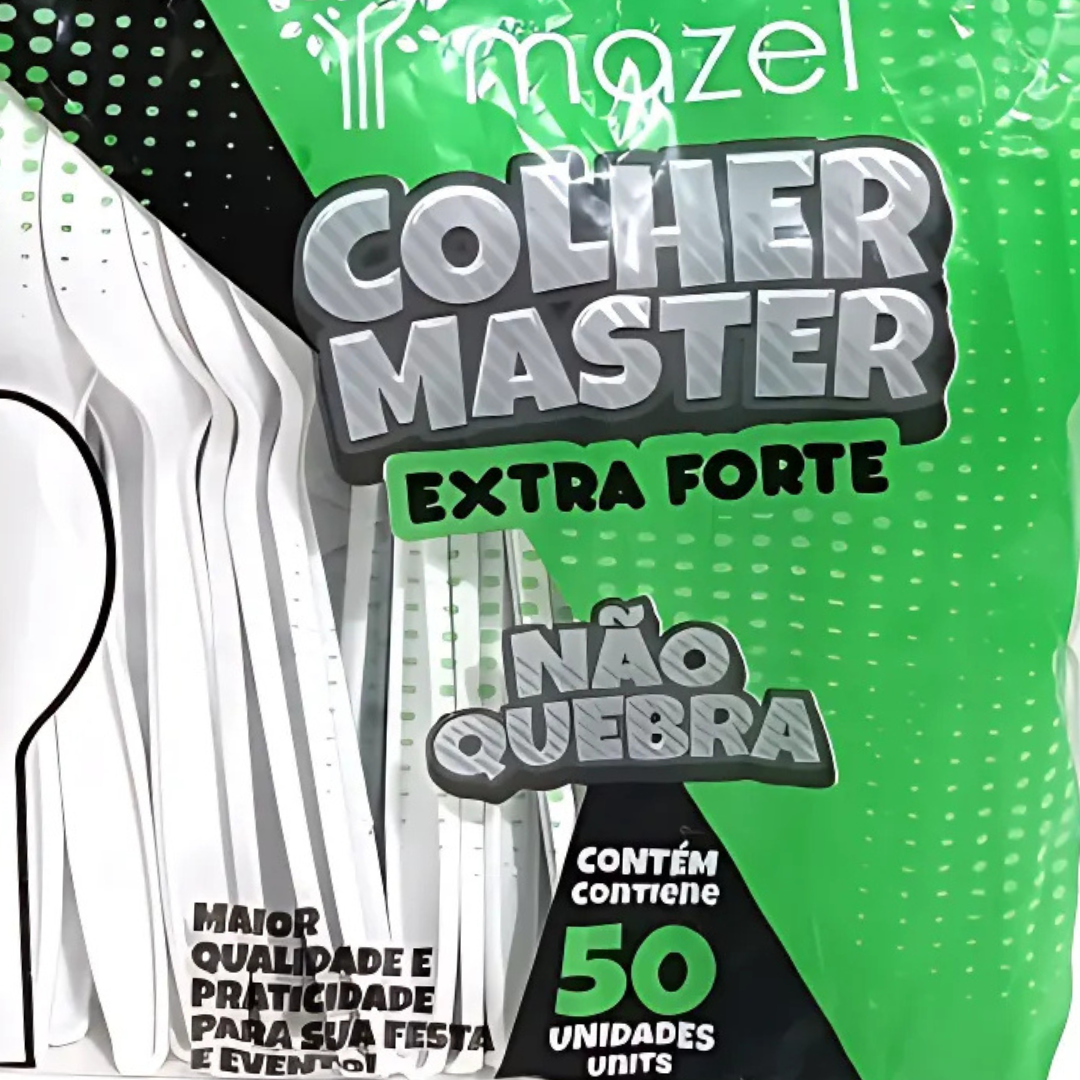 Colher Plast Mazel