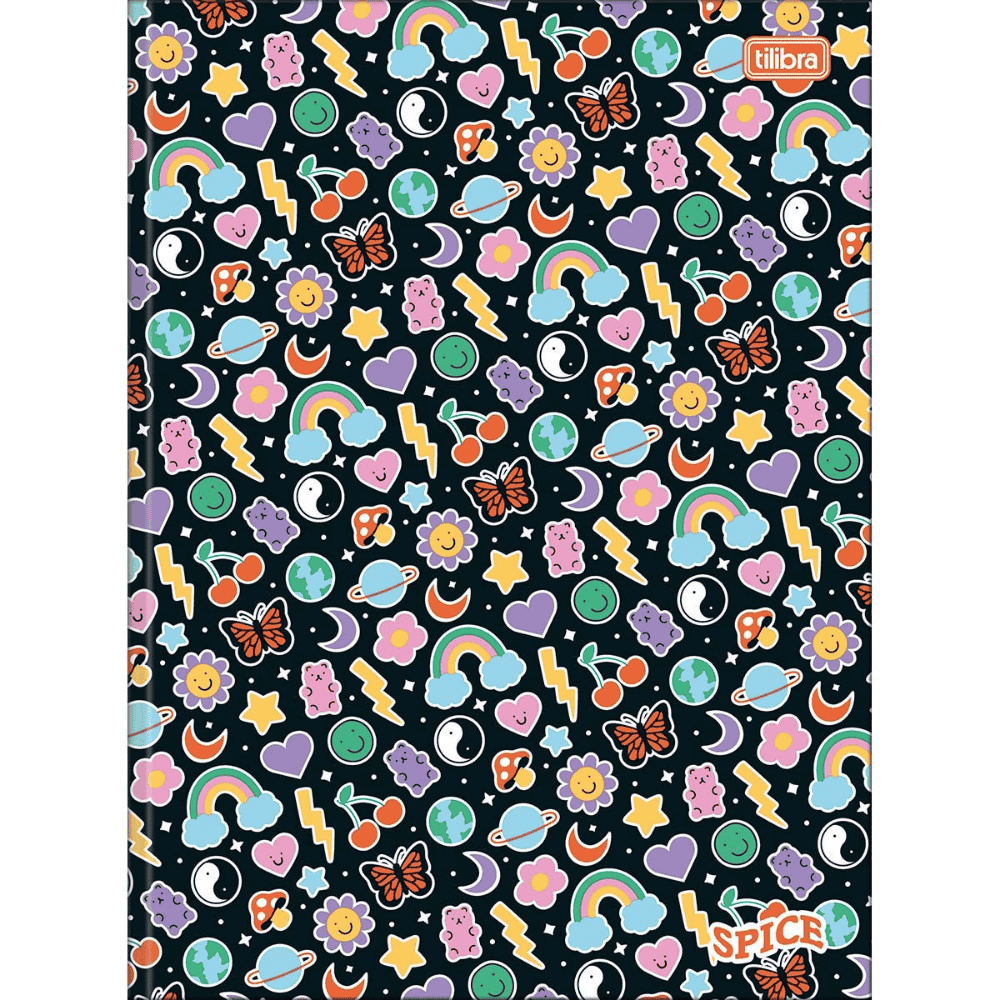 Caderno Brochura Universitário Space 80 Folhas Tilibra