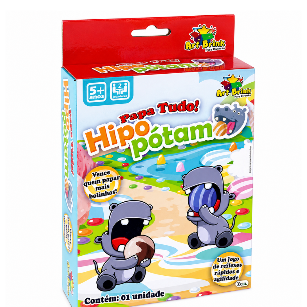Jogo Papa Bolinhas Hipopótamo Zein