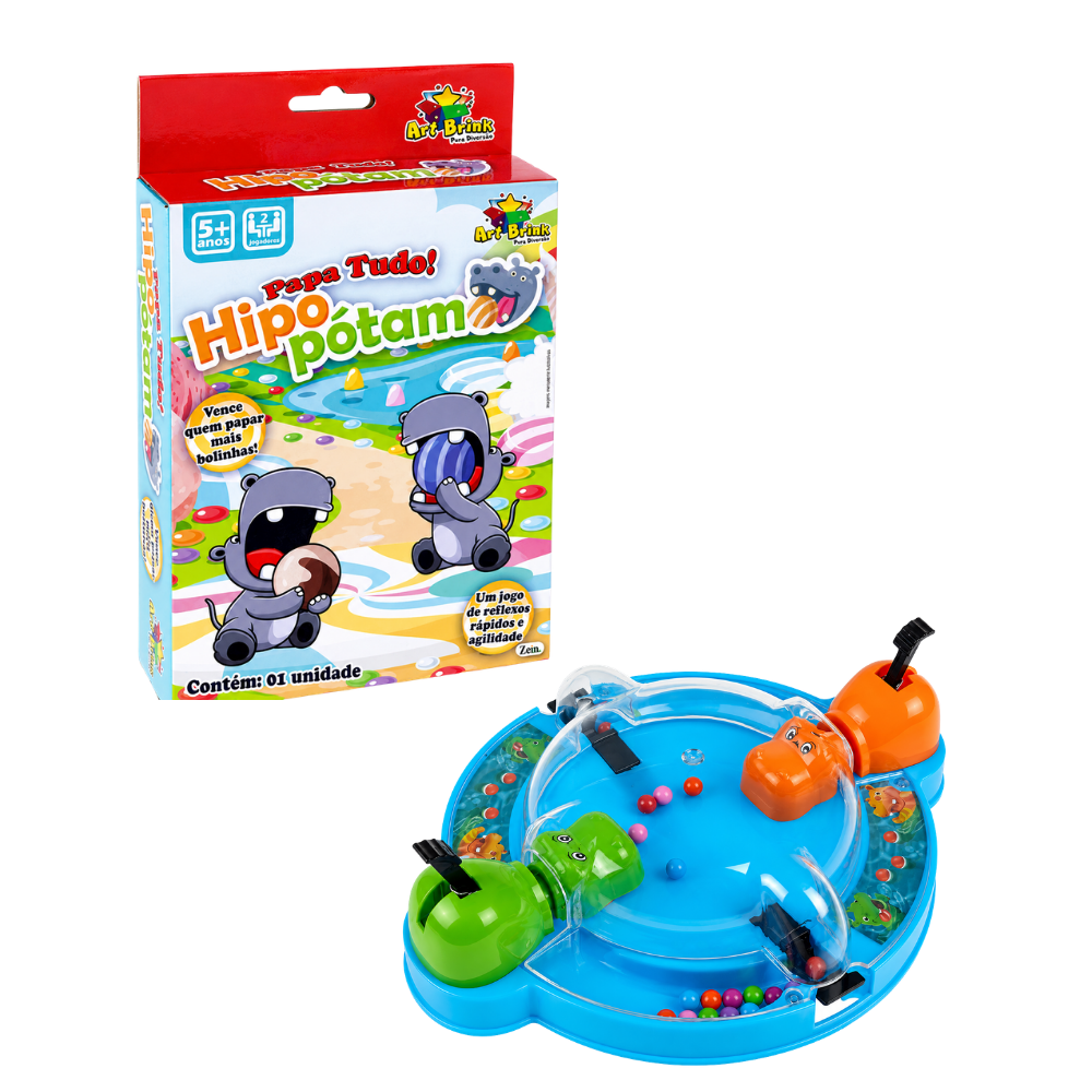 Jogo Papa Bolinhas Hipopótamo Zein