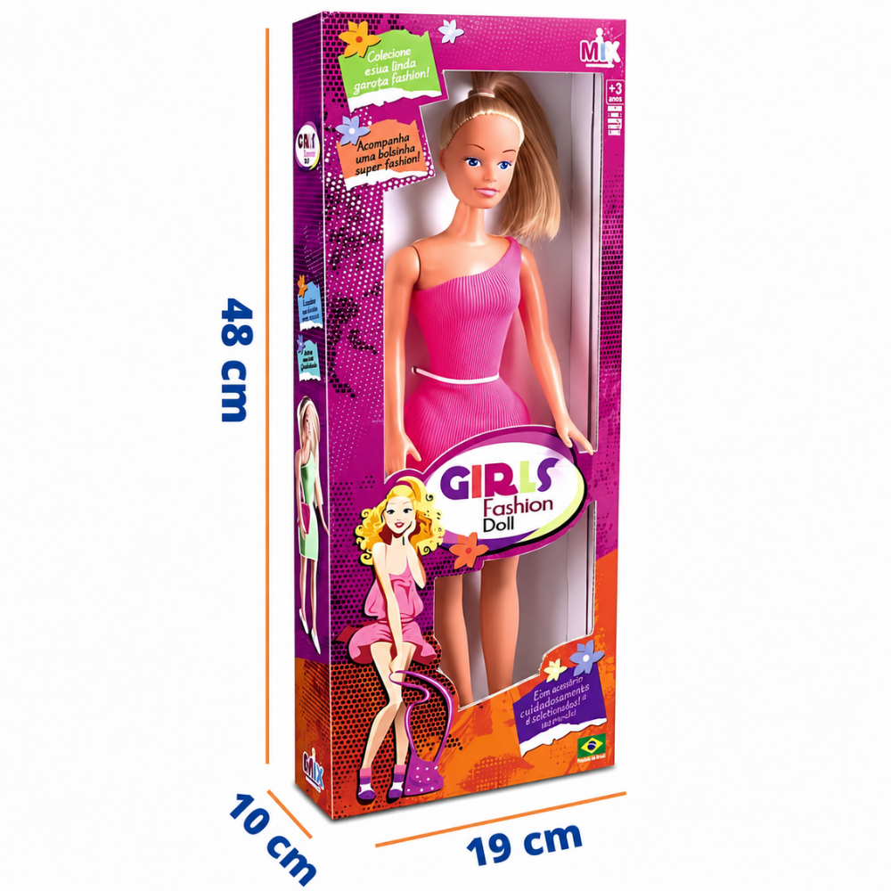 Boneca Girls Fashion Doll Milk