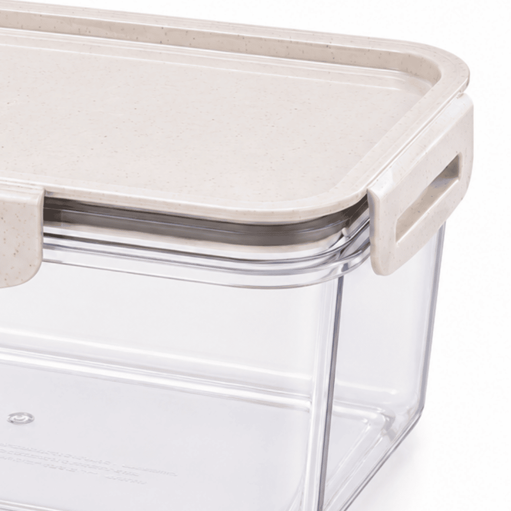 Porta Mantimento Trava Mais Retangular Cristal 1,9L Plasútil