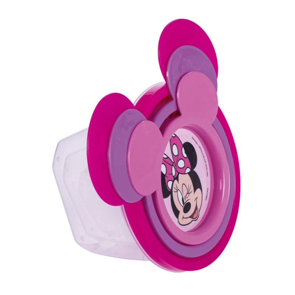 Conjunto 3 Potes Conect Red Minnie Plasutil