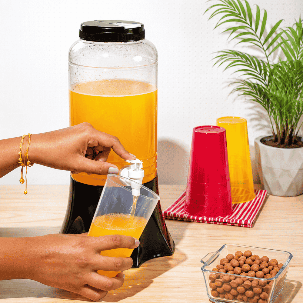 Suqueira 3500ml com Tampa Preta Igaratiba
