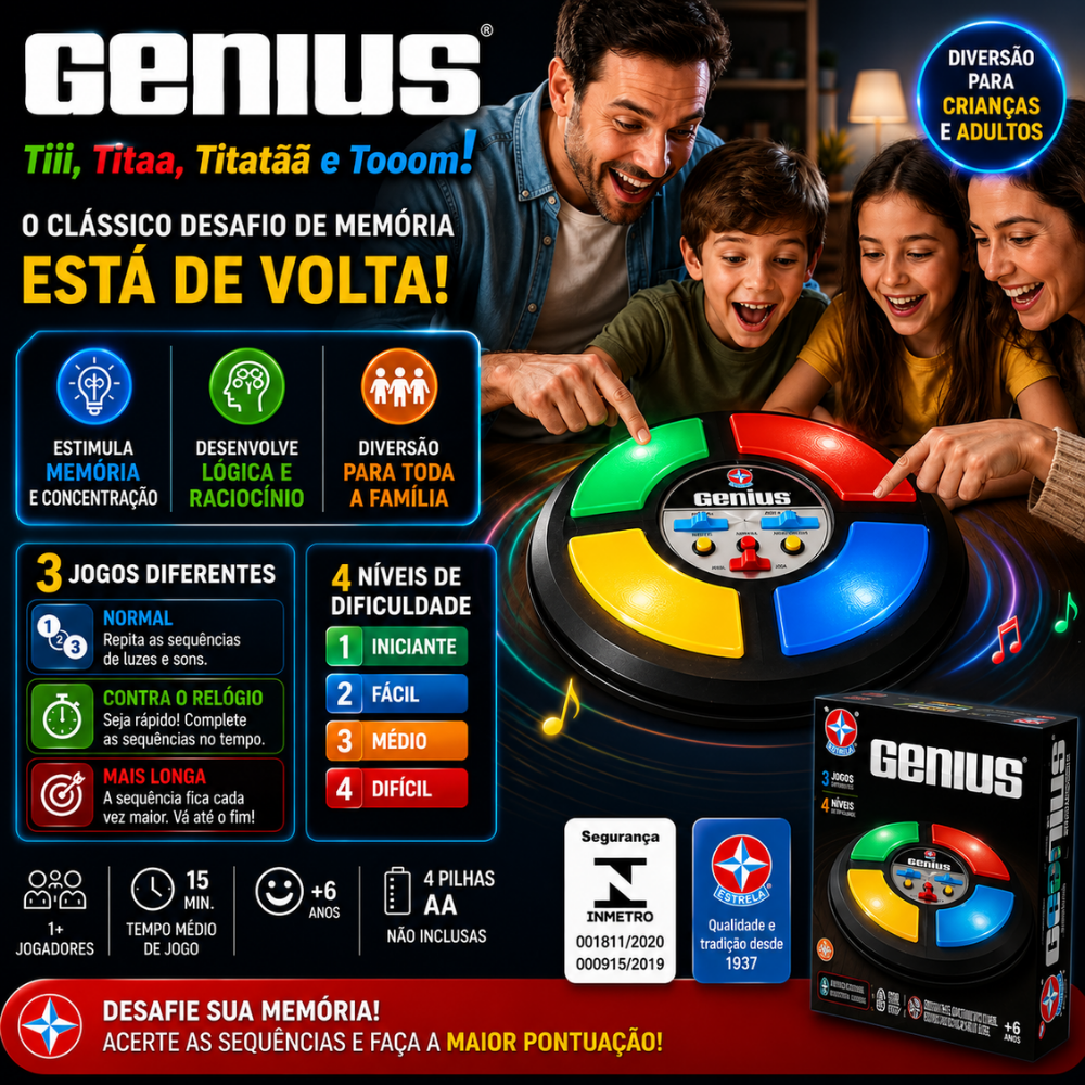 Jogo Genius Estrela