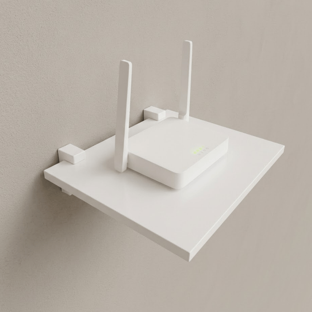 Prateleira Porta Modem Branco Prat-K