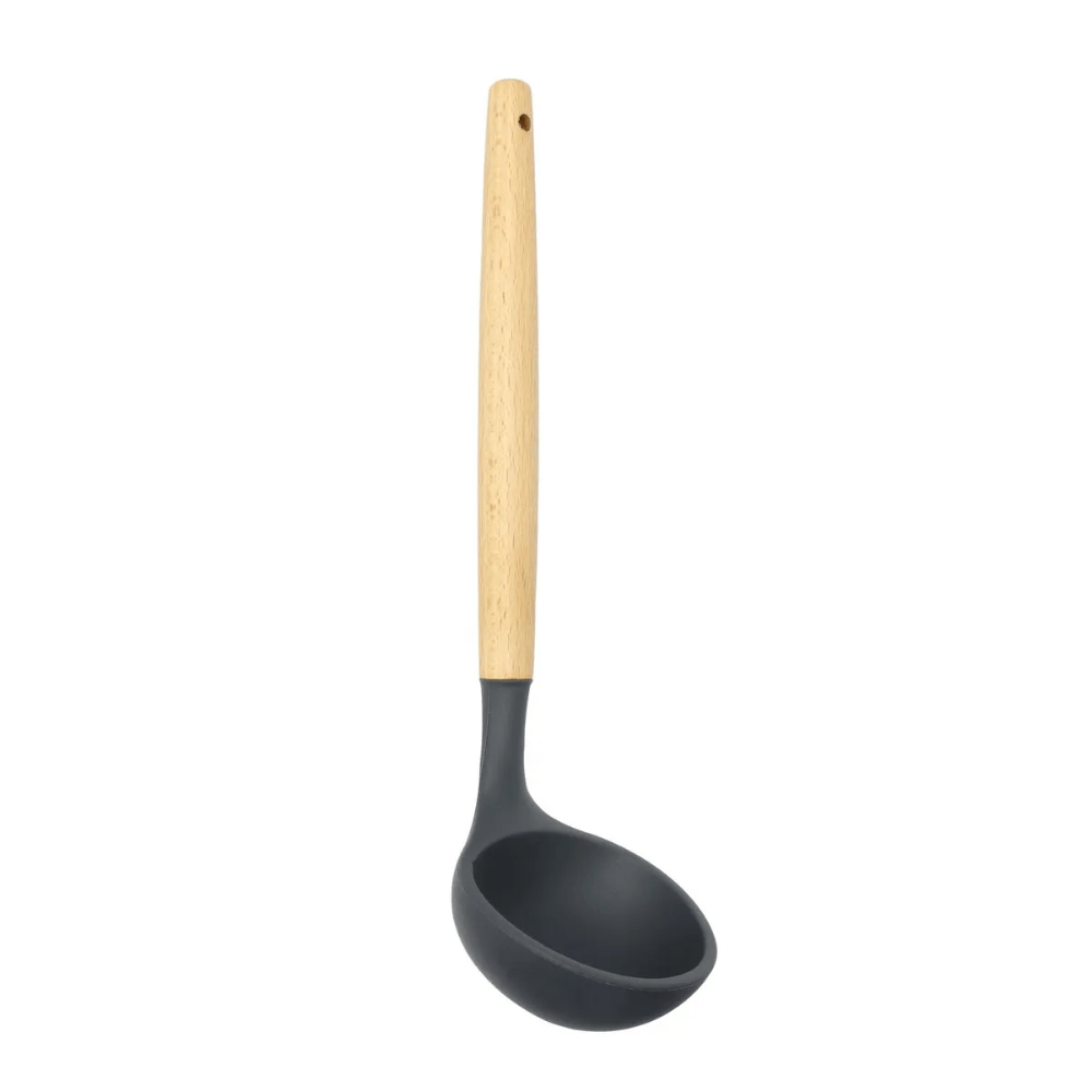 Concha De Silicone Com Cabo De Madeira Chazak