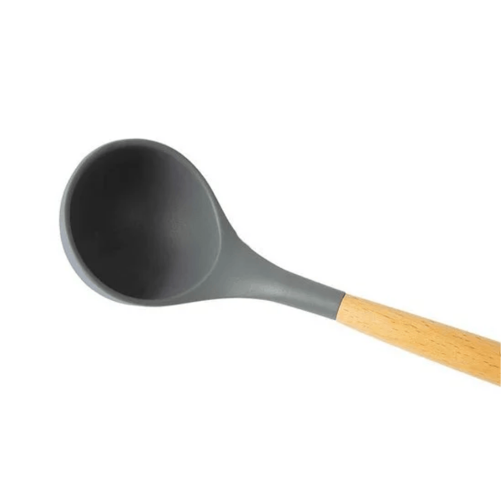 Concha De Silicone Com Cabo De Madeira Chazak