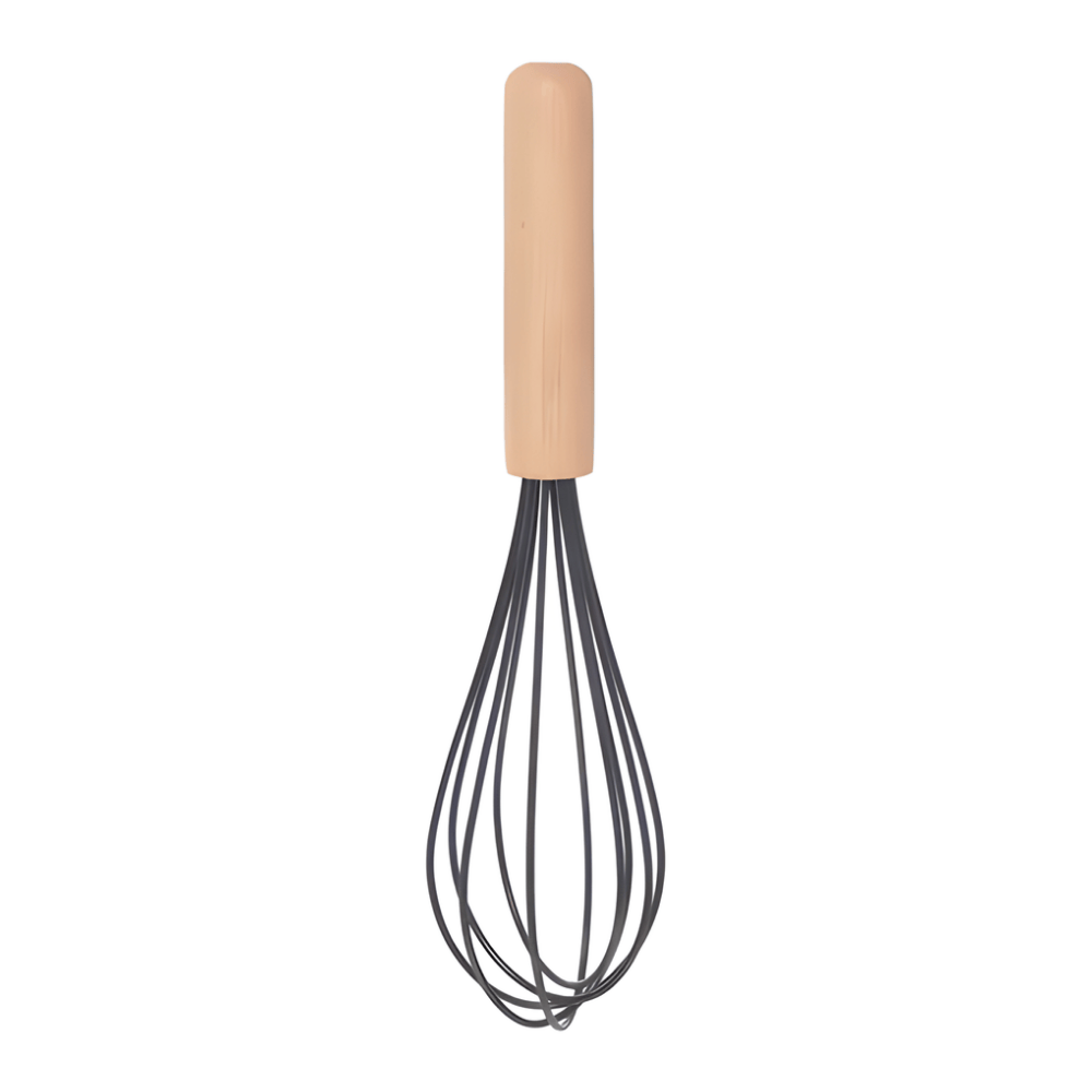 Batedor De Ovos De Silicone Com Cabo De Madeira Chazak