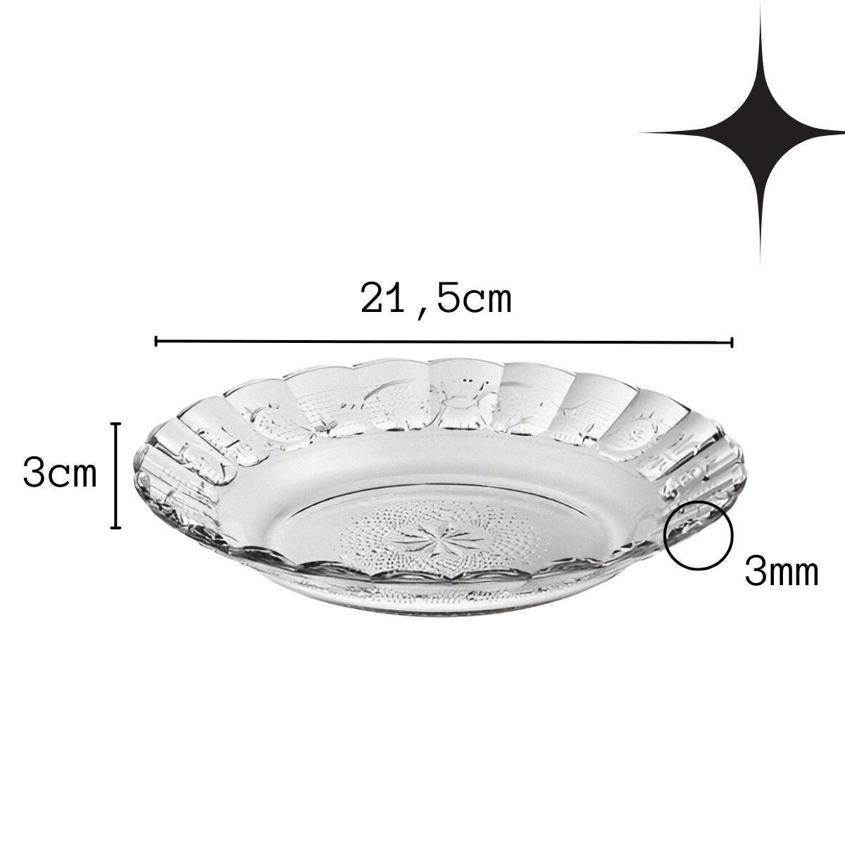 Prato Para Sopa 9 Estrelas 22Cm Piramides