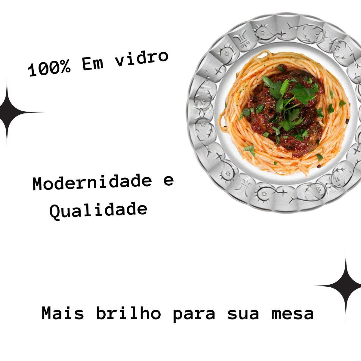 Prato Para Sopa 9 Estrelas 22Cm Piramides