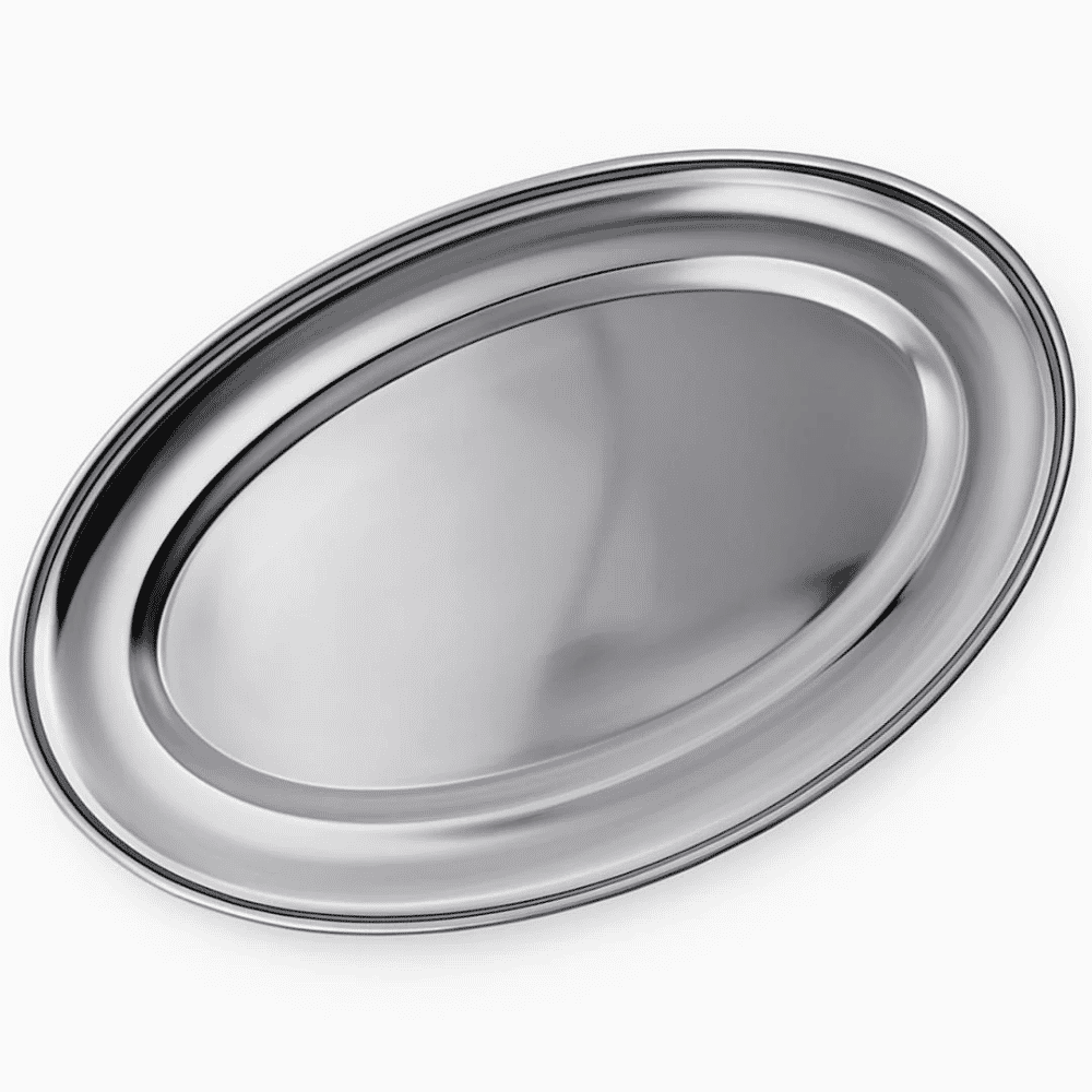 Bandeja Oval Inox 38cm Chazak