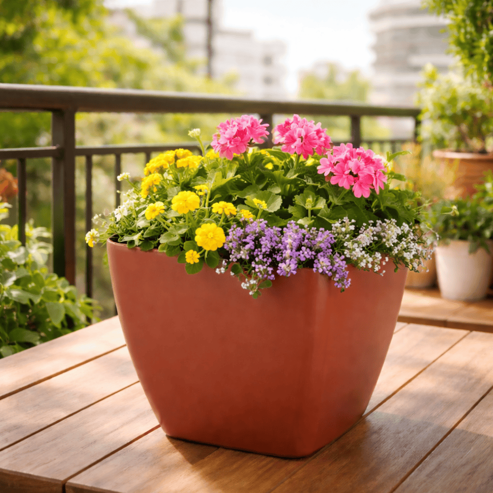 Vaso Elegance Cerâmico 1750ml Ercaplast