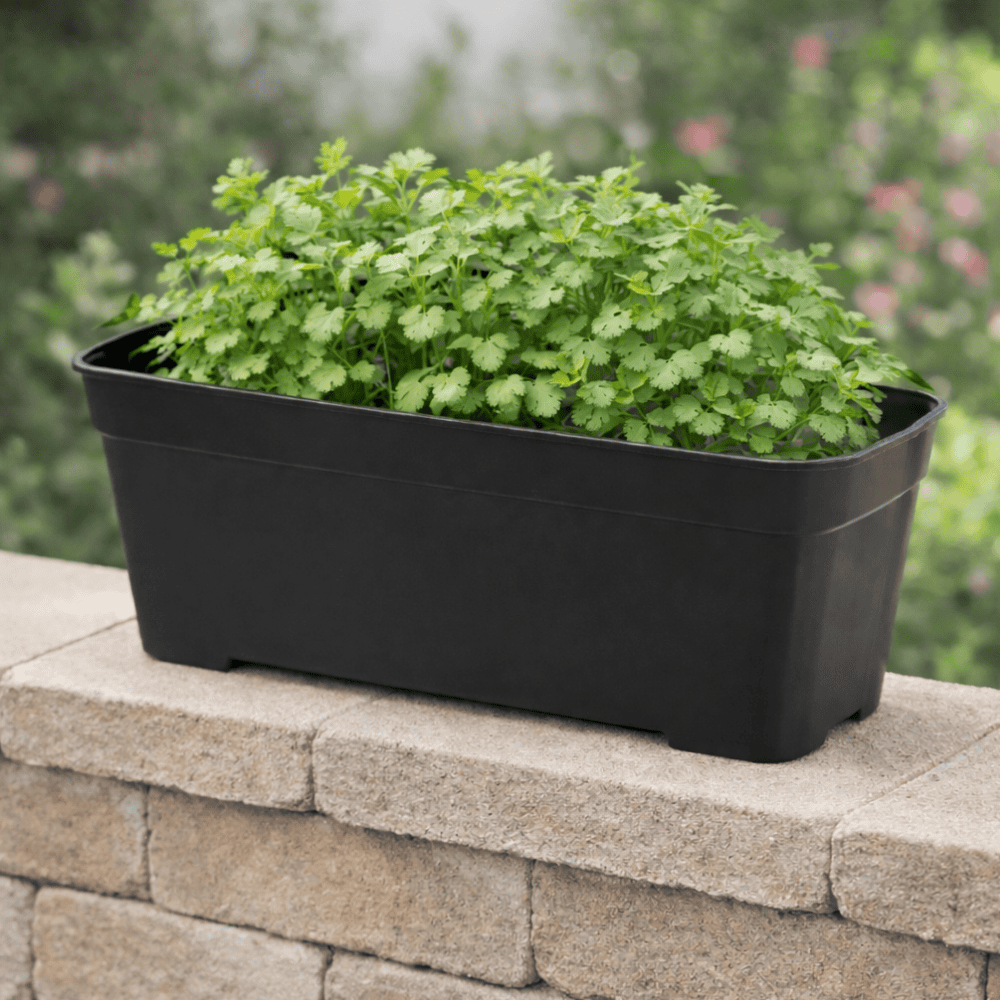 Floreira Preta 370Ml Ercaplast
