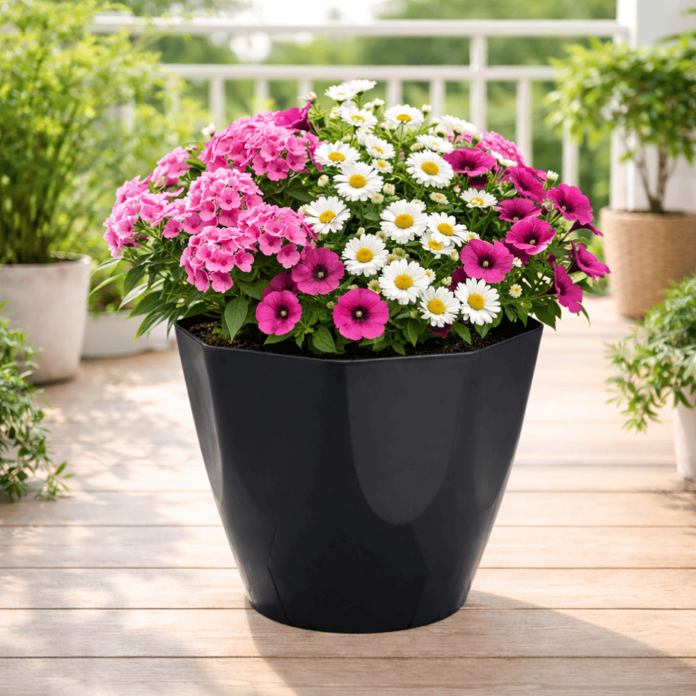 Vaso Diamante Preto 2,9L Ercaplast