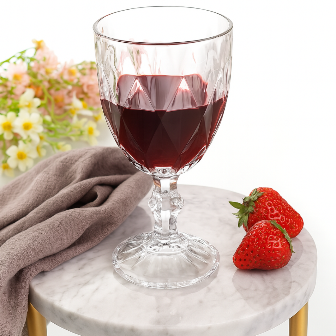 Taça De Vidro Diamond 310Ml Chazak